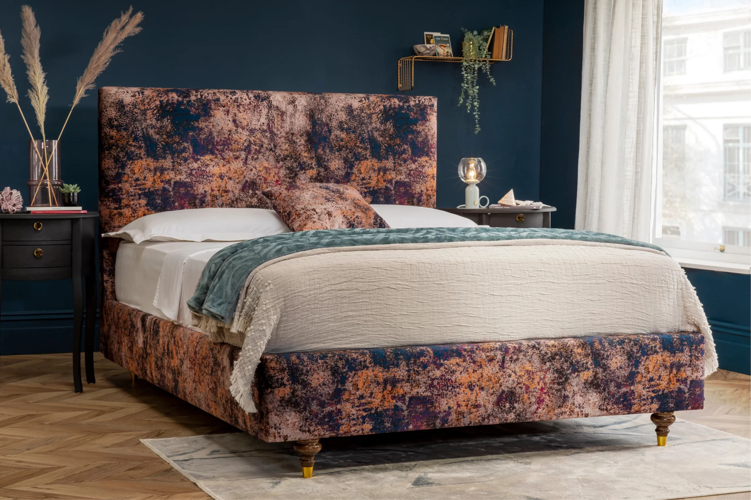 mineral copper cavalier bed