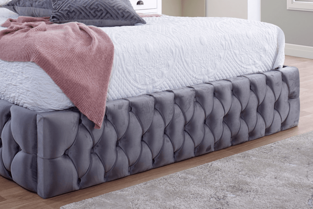 The MaryleBone upholstery bed footboard